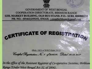 society registration certificate