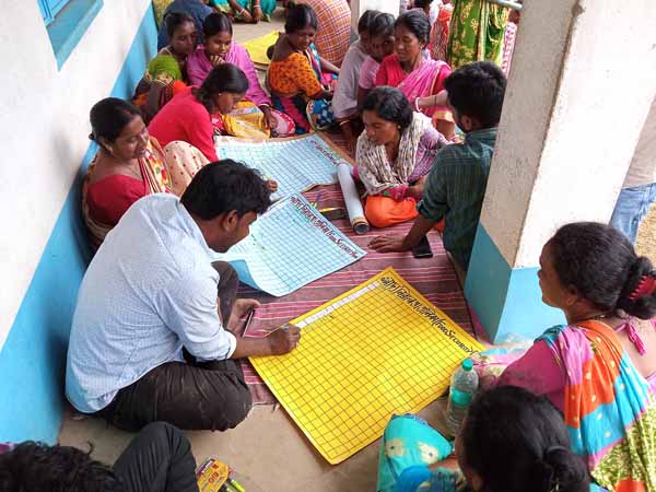 PRA is going on in different villages