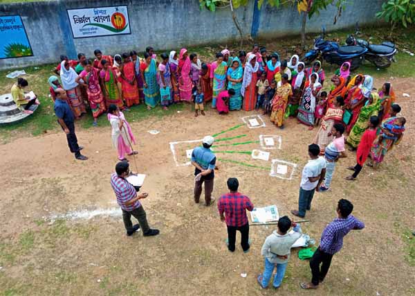 PRA is going on in different villages