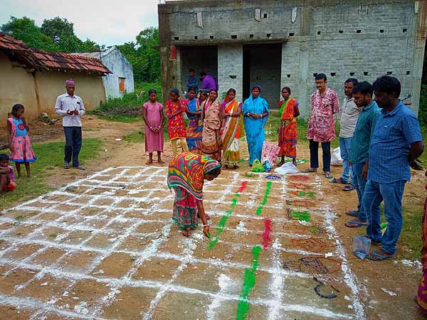 PRA is going on in different villages
