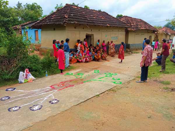 PRA is going on in different villages