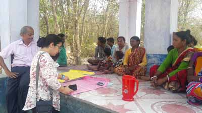 Field visit by Dr. Dipanjana Maulik, Sr Env officer of Env dept. govt. of WB 