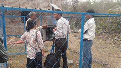 Field visit by Dr. Dipanjana Maulik, Sr Env officer of Env dept. govt. of WB 