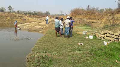 Field visit by Dr. Dipanjana Maulik, Sr Env officer of Env dept. govt. of WB 