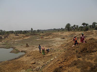 Pond excavation: Bankura