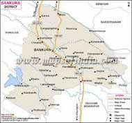 Map of Bankura