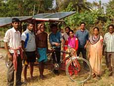 Block officer giving lecture on sanitation & health  Murshi- Nabagram