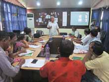 Lecture on Urban Farming is going on