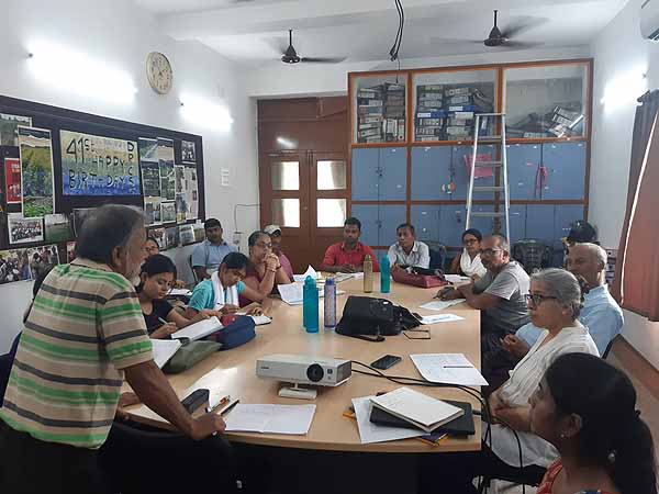 Lecture on Urban Farming is going on